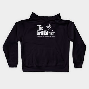 The Grillfather. A BBQ You Can't Refuse Kids Hoodie